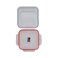 Clear Plastic Eco Friendly Anti Leakage Food Container With Airtight Lids Red- 3Pcs Set