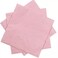 Party Time 3 Ply Foldable Soft Disposable Paper Napkin For Party 6Pcs- Pink Pack Of 3