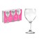 Lav Misket Goblet Clear Elegan Wine Glassware Set 210CC- 3pcs