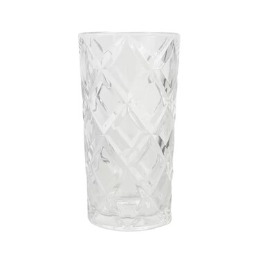 Kovar FH-20004 Crystal Clear Rhombic Style Lead Free Tempered Glass Set 12oz- 3pcs