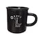 Ceramic Cute Giraffe Cartoon Coffee Mug- Black