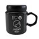 Printed Ceramic Heat Resistant Stoneware Coffee Mug- Black