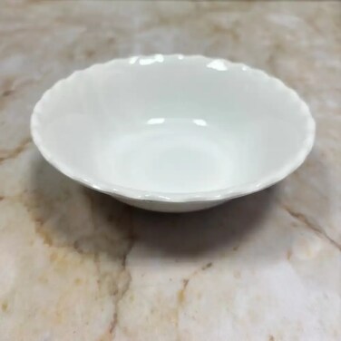Dynasty Melamine Italy Designed 6 Inch Round Bowl- White