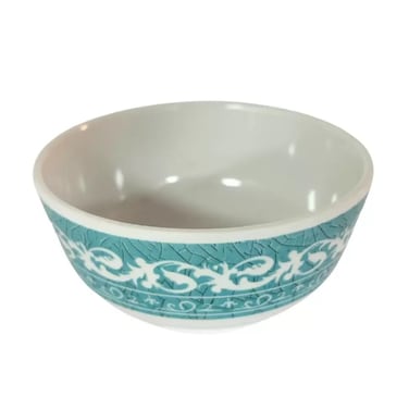 Sarvah Melamine 4.5 Inch Coring Ware Floral Designed Round Bowl- White