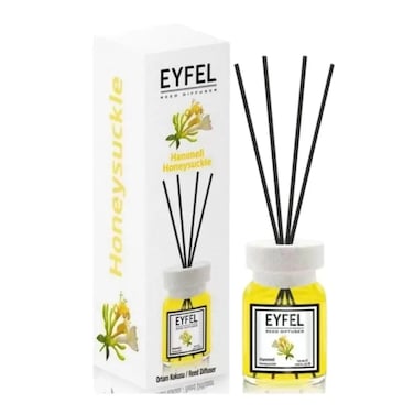 Eyfel Perfume Aroma Diffuser Home Fragrance With Sticks &amp; Honeysuckle Fragrance - 120Ml