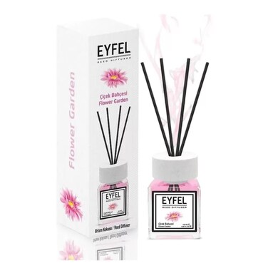 Eyfel Perfume Aroma Diffuser Home Fragrance With Sticks &amp; Flower Garden Fragrance - 120Ml