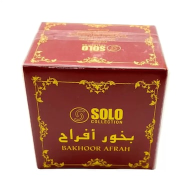 Solo Collection Afrah Bakhoor With Agar Wood- 40Gms