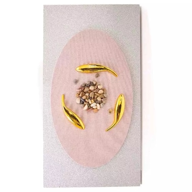 Silver Glittery Wall Decor Wooden Frame Pink Sphere Wall Decor Frame