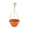 Hanging Planter Basket Indoor Outdoor Plastic Plant Flower Hanging Pots Garden Decor For Balcony Garden, Brown