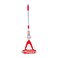 Kovar Telescopic Handle Folding Sponge Mop With Super Absorbent Sponge- Red