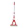 Kovar Telescopic Handle Folding Sponge Mop With Super Absorbent Sponge- Red