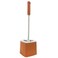 Zhongxing Deep Cleaning Long Handle Toilet Brush With Holder- Peach