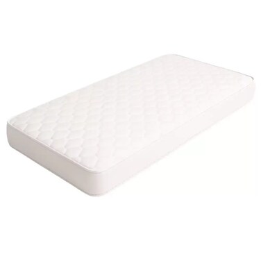 Quilted Solid Single Bed Cozy Foam Mattress White 90X180X10Cm