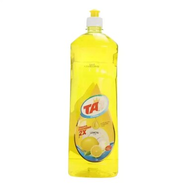Taj Dishwashing Liquid with Lemon Scent Powerful Cleaning Liquid- 1Litre