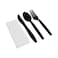 Foodpack Heavy Duty Cutlery Set Fork Spoon Disposable Plastic Cutlery Set- Set Of 20