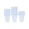Foodpack Plastic Disposable Cups For Water, Juice Cold Drinks- 50 Pieces