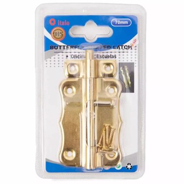 Zinc Alloy Door Bolt Door Latch Lock Bathroom Door Lock Wall Mounted Door Latch Door And Window Automatic Spring Inner Pin Lock, Nw-583, 70Mm