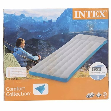Intex 72Cmx1.89Mx20Cm Camping Mat, Light Weight Sleeping And Camping Mattress
