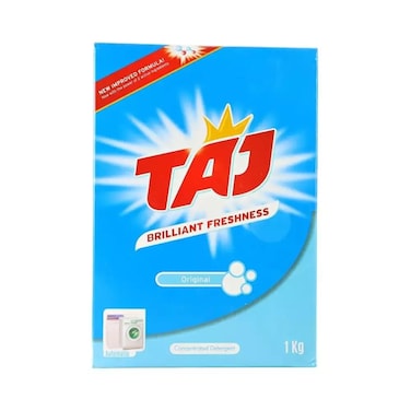 Taj Brilliant Freshness Detergent Original Concentrated Detergent Powder- 1Kg