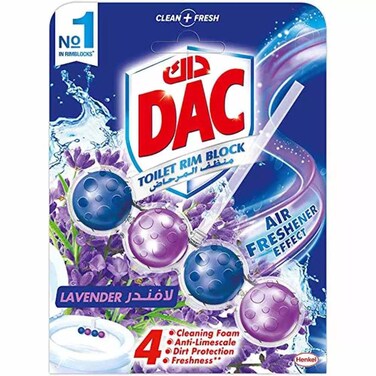 Dac Ragrance Boost Lavender Toilet Rim Block 50g