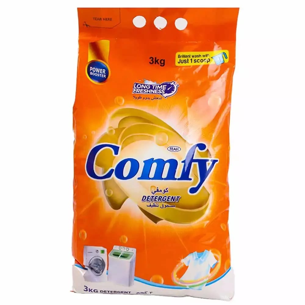 Buy Comfy Laundry Detergent Powder - 3KG Online | Carrefour UAE