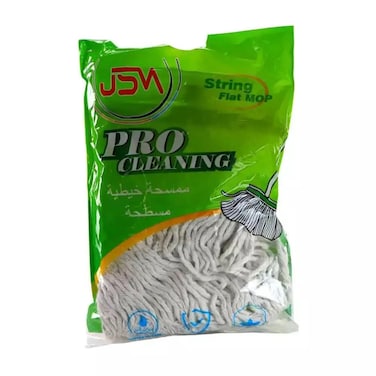 Pro Cleaning String Flat Mop Soft Drying Mop Head- Blue Color