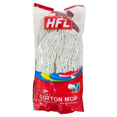 Hfl Super Water Absorption Cotton Mop Head Refill Effective Cleaning Mop- Maroon