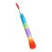 Retractable And Bendable Rainbow Washable Duster With Plastic Protective Shell 60Cm- Multi-Color