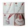 Kovar Twist Mop With Microfiber Mop Head And Self Locked Metal Handle- Red