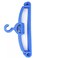 Premium Plastic Hangers With Hook, Type-D Hangers For All Wears, Pack Of 6Pcs- Blue