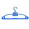Premium Plastic Hangers With Hook, Type-D Hangers For All Wears, Pack Of 6Pcs- Blue