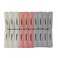 Plastic Unique Design Assorted Color Cloths Peg Clips- 20Pcs