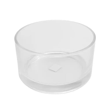 Round Transparent Thick Cylindrical Glass Bowl- 5.8X19Cm