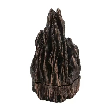 Elegant And Unique Old Wood Design Kasrat Al Oud Incense Burner- Brown