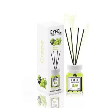 Eyfel Reed Diffuser Grape Perfume Aroma Home Fragrance- 120Ml
