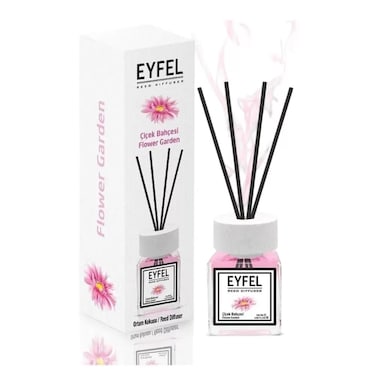 Eyfel Perfume Aroma Diffuser Home Fragrance With Sticks &amp; Flower Garden Fragrance - 120Ml