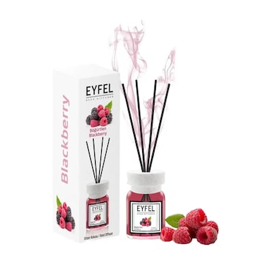 Eyfel Reed Diffuser Blackberry Perfume Aroma Home Fragrance- 120Ml