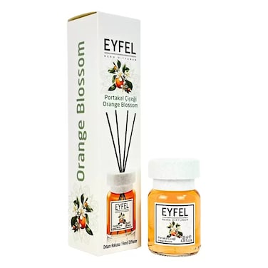 Eyfel Reed Diffuser Orange Blossom Fragrance With Sticks Liquid Home Fragrances- 120Ml