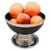 Stainless Steel Large Fruit/Punch Bowl With Stand 21X16cm- Black