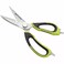 Royalford 7 in one multipurpose Kitchen scissor Black and Green (RF7660)