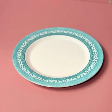 Sarvah Melamine 10 Inch Coring Ware Floral Designed Dinner Plate- White