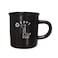 Ceramic Cute Giraffe Cartoon Coffee Mug- Black