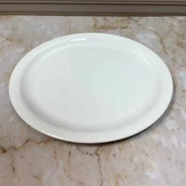 Dynasty Melamine Italy Designed 11 Inch Delux Plate- White