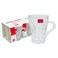 Max Iman Clear Color Glass Mug Set with Handle for Coffee Tea - 6pcs
