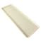 Dynasty Melamine Marble Designed 20 Inch Rectangle Tray- Ivory