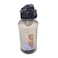 Super Big Printed Leakproof Sport Drinking Water Bottle- Black