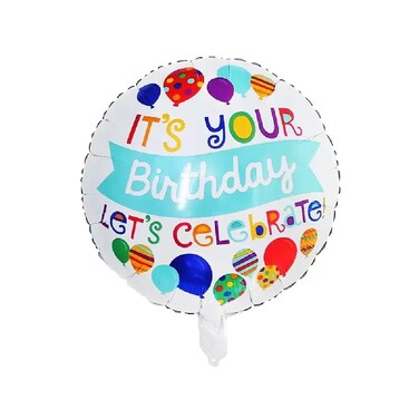Party Fun 100 Percent Recyclable Party Foil Balloon- 45Cm Pack Of 3