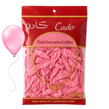 Doneel Helium Birthday Balloon 12Inch For Balloon Arch Or Balloon Garland 100Pcs- Pink Pack Of 3