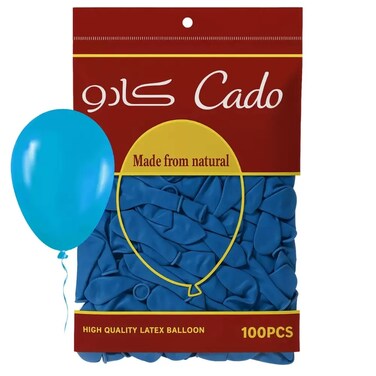 Doneel Helium Birthday Balloon 12Inch For Balloon Arch Or Balloon Garland 100Pcs- Dark Blue Pack Of 3