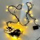 Decorative Led Super Bright Warm Yellow Indoor And Outdoor String Light- 300 Led Pack Of 3